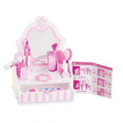 // MELISSA AND DOUG - COIFFEUSE EN BOIS 18PCS